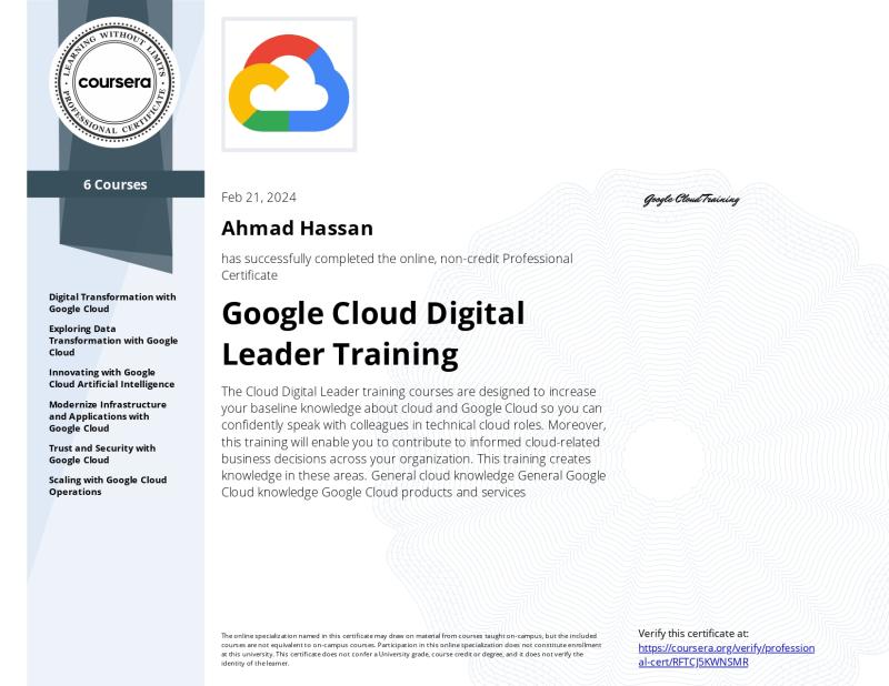 Google Cloud Digital Leader
